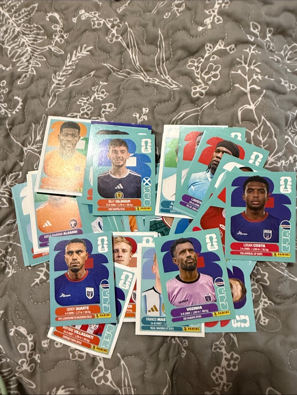 Panini soccer player stickers FIFA